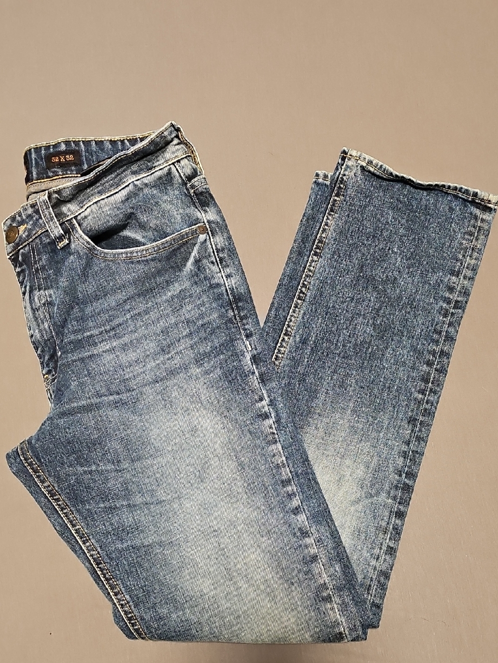 OUTPOST Makers Men's Slim Straight Dark Wash Jeans - 32x32 - Like New